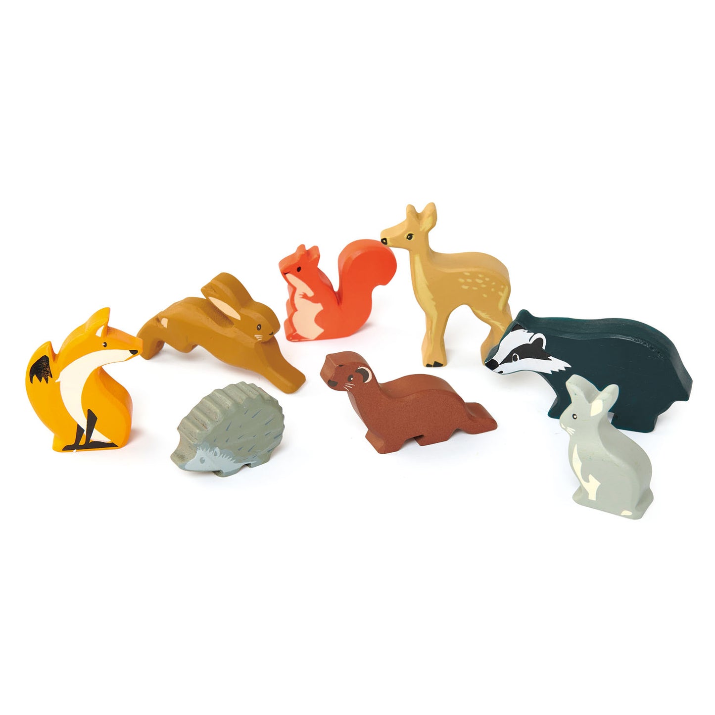 8 Woodland Animals Shelf Set