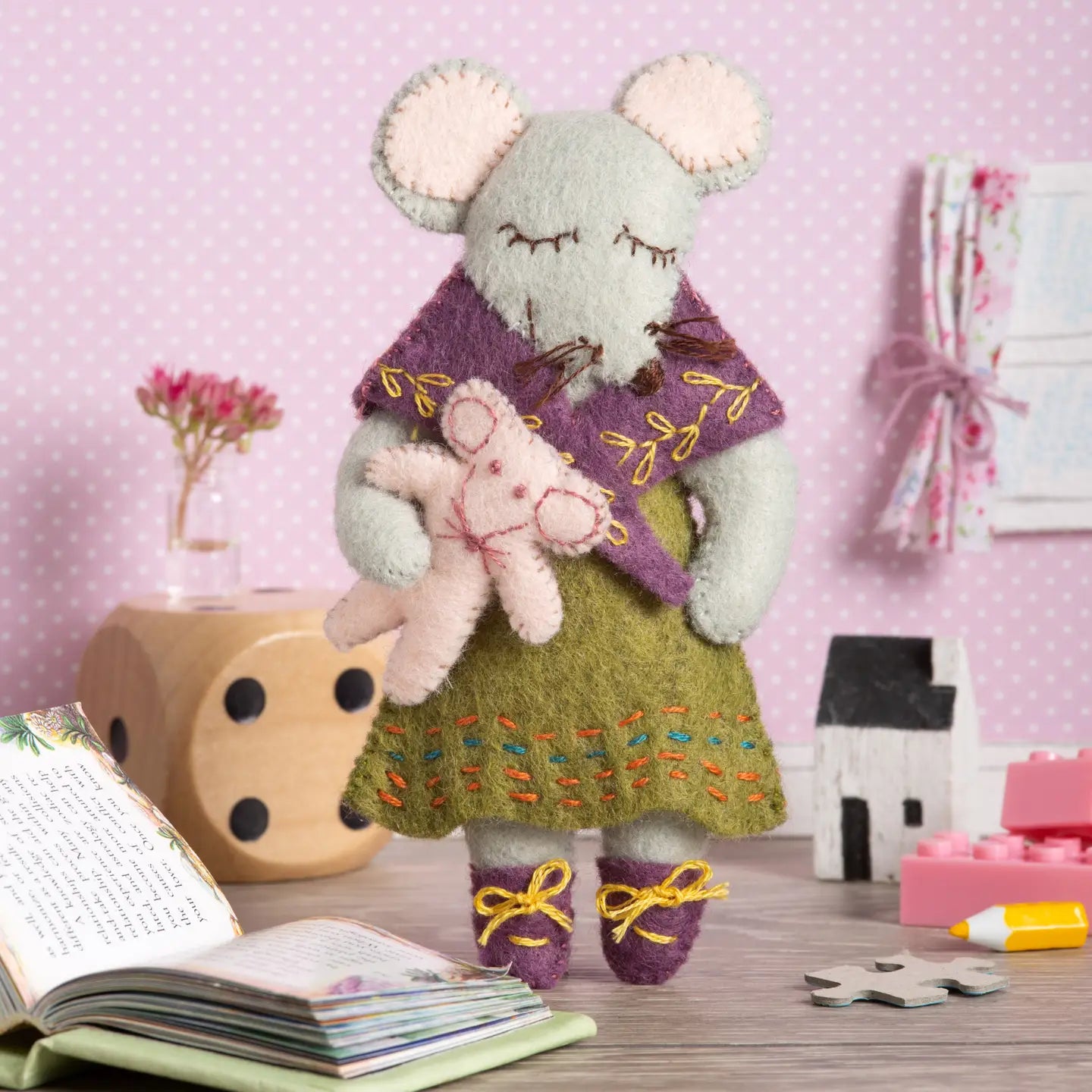 Little Miss Mouse Felt Craft Mini KIT