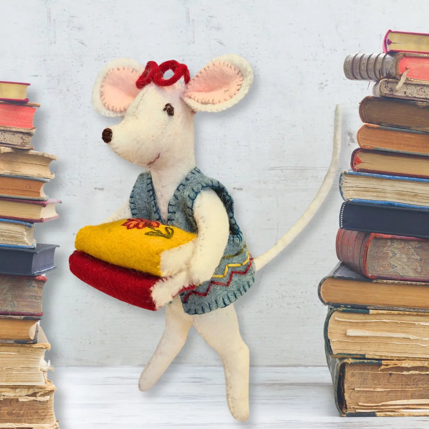 Little Mouse Librarian Felt Craft Mini KIT
