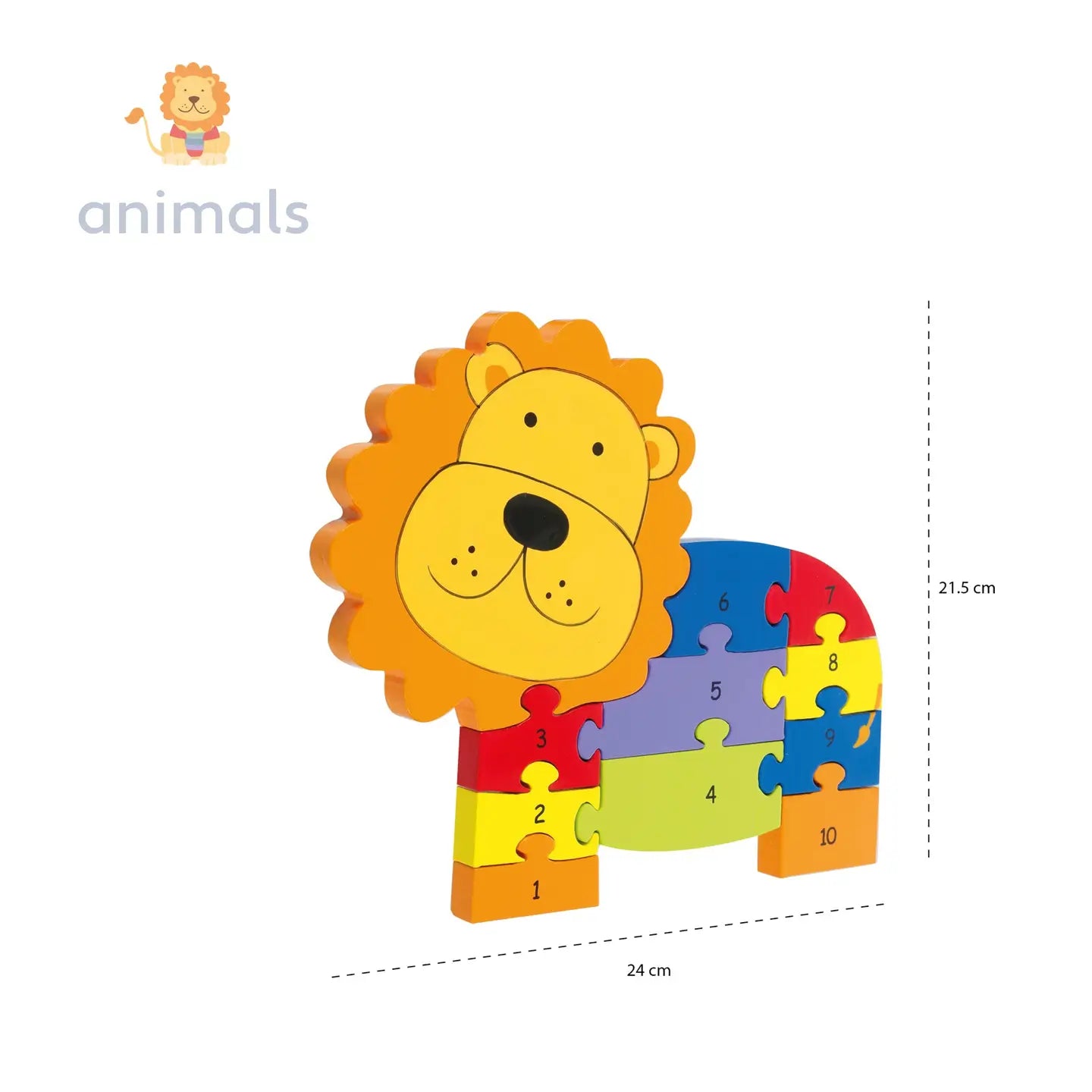 Lion Alphabet Wooden Puzzle (Copy)