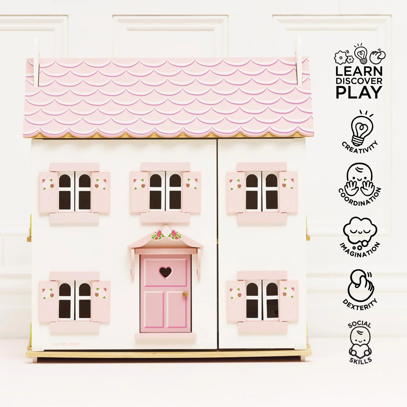 Le Toy Van Sophie's Wooden Dolls House - Award-Winning Dollhouse Voted Best by Mumsnet 2025