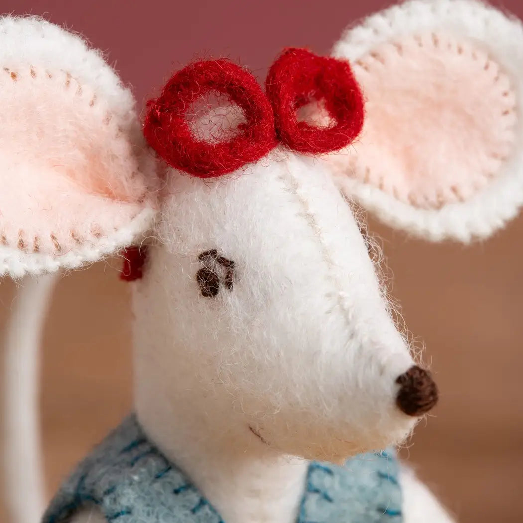 Little Mouse Librarian Felt Craft Mini KIT