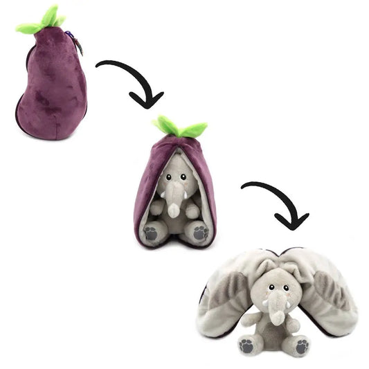 Flipetz - Reset the Elephant/Aubergine 2-in-1