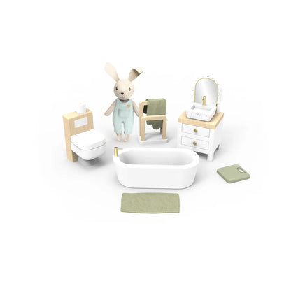 Doll House Bathroom + 1 Rabbit Character