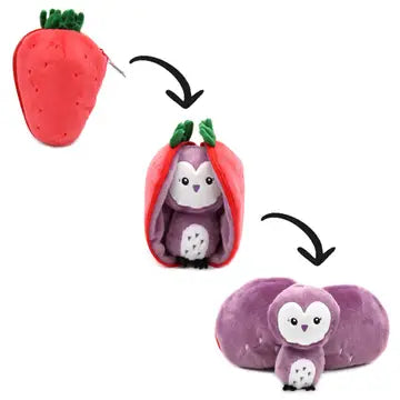 Flipetz - Sorbet the Owl/Strawberry 2-in-1