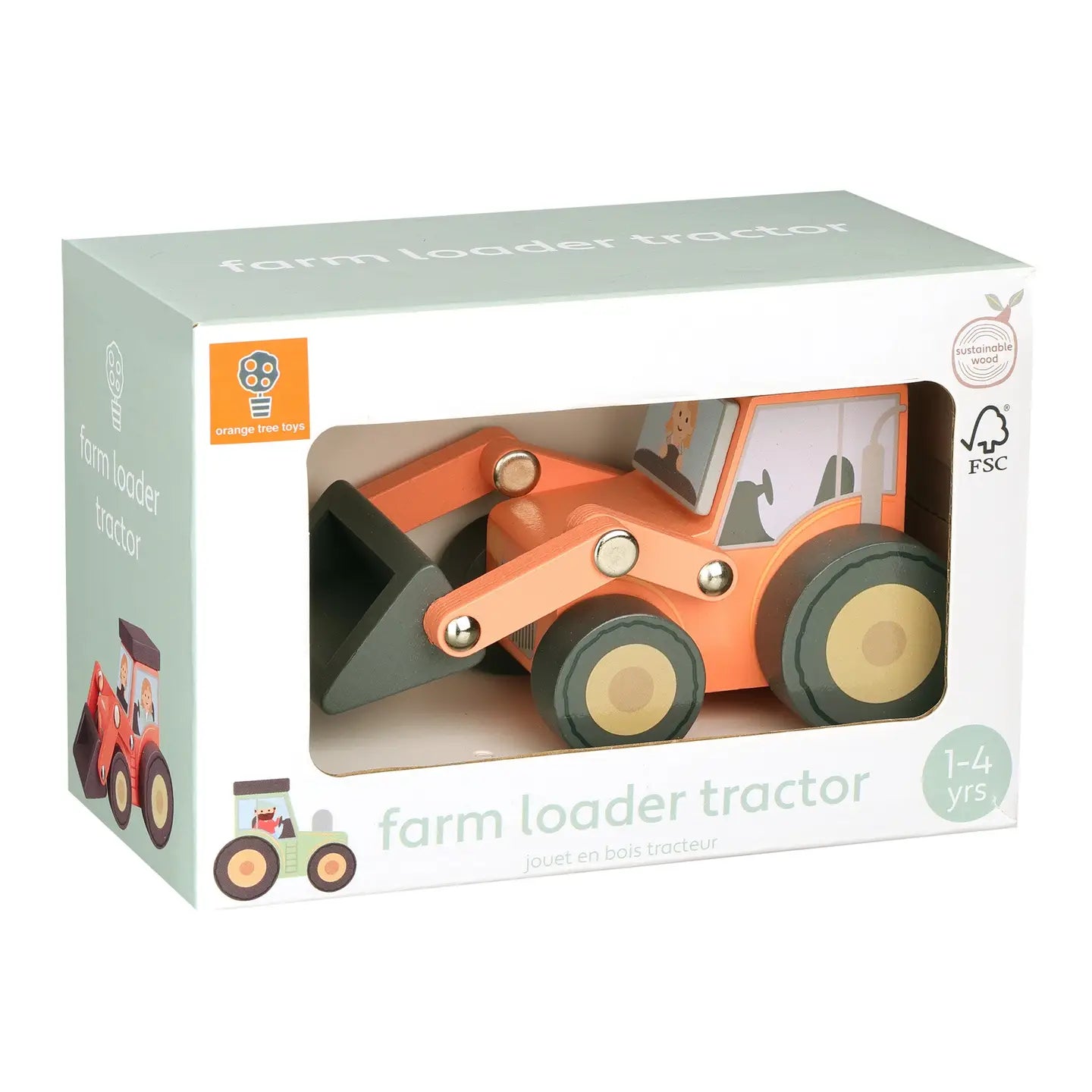 Farm Wooden Loader Tractor