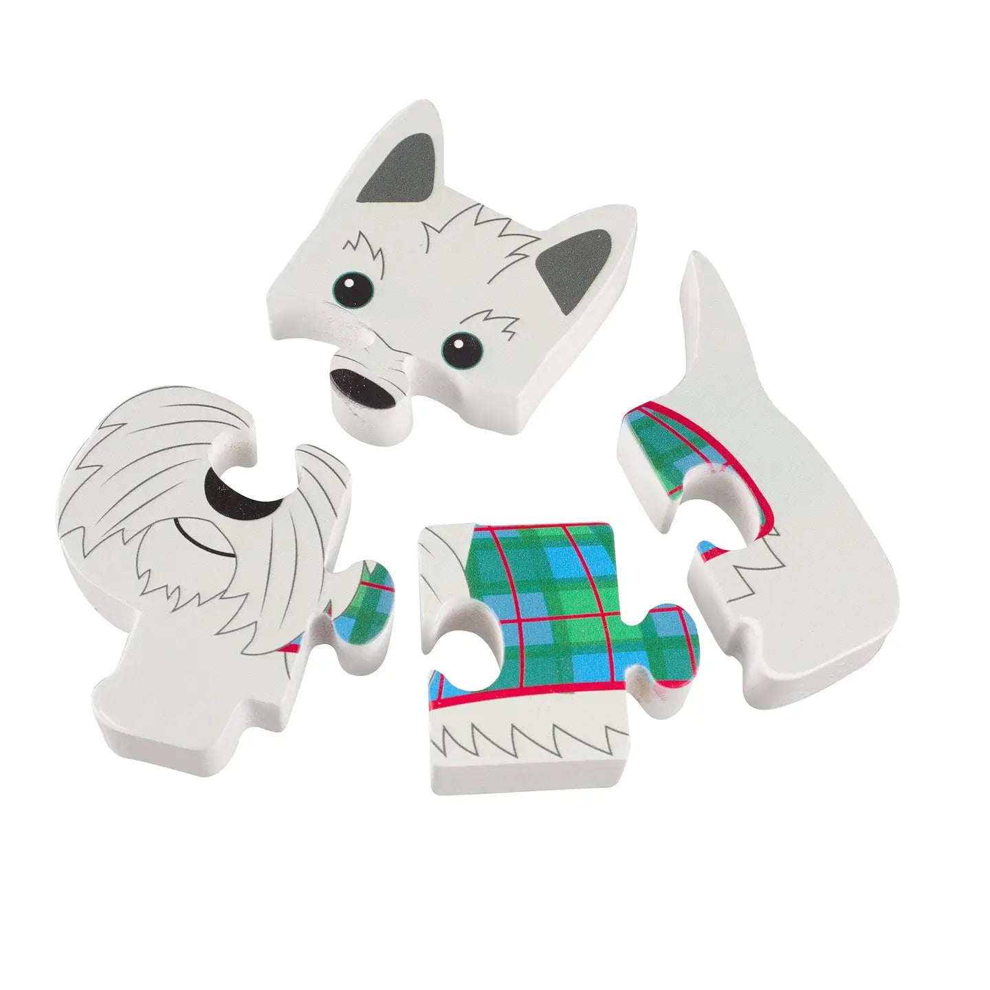 Scottie Dog Wooden Puzzle