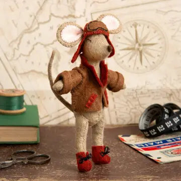 Little Mouse the Aviator Felt Craft Mini KIT