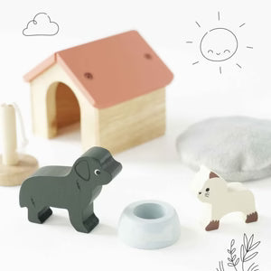 Dog, Cat, Rabbit and Guineapig play set