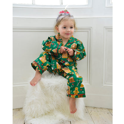 Gingerbread Man Printed Children’s Pyjamas (6-7 years)