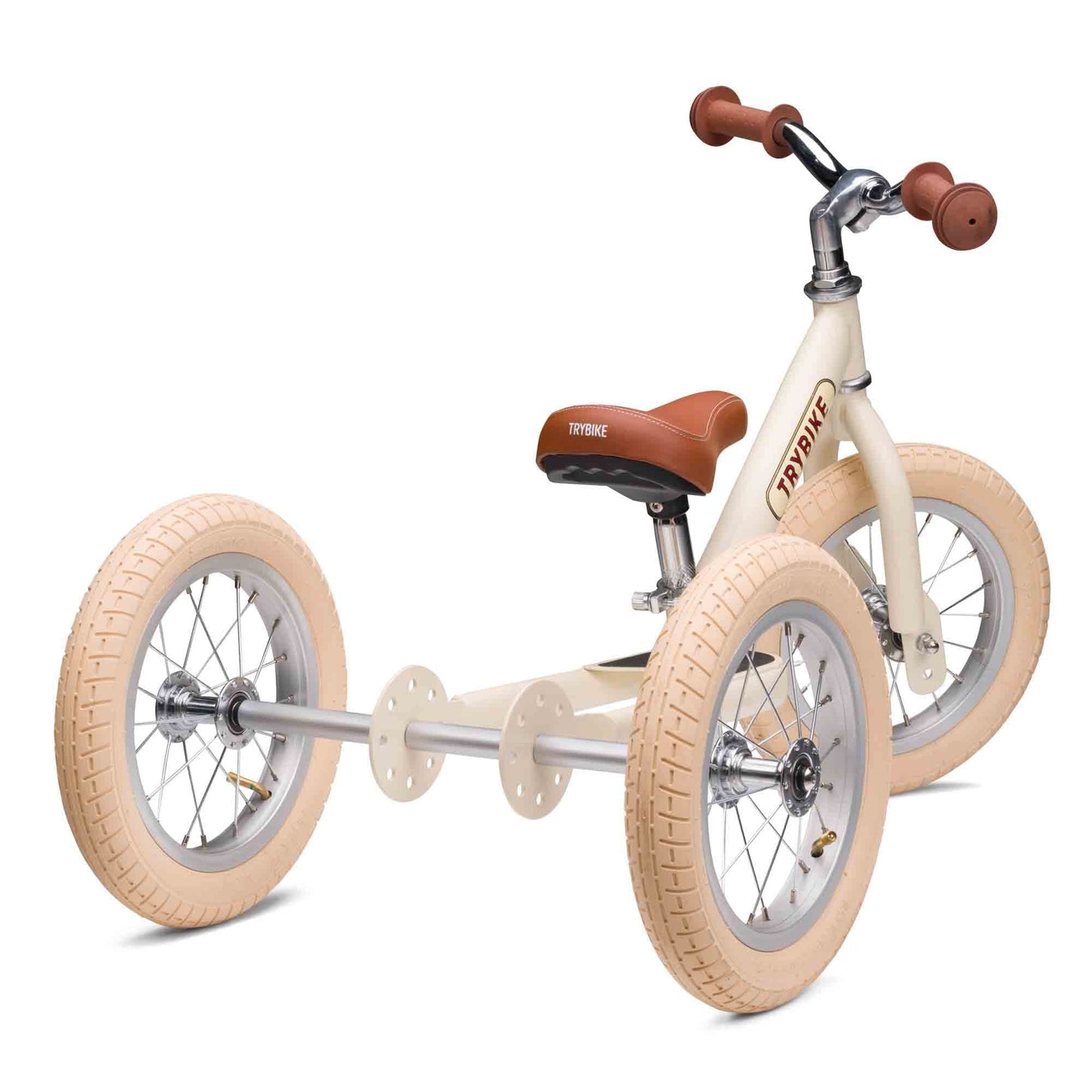 Trybike Steel Balance Trike – Matte Cream