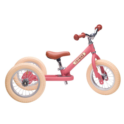 Trybike Steel Balance Trike – Matte Pink
