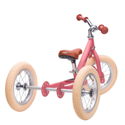 Trybike Steel Balance Trike – Matte Pink