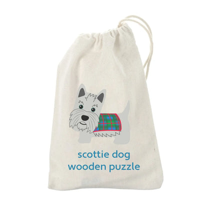 Scottie Dog Wooden Puzzle