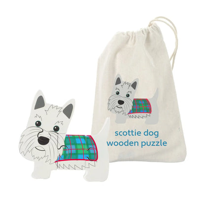 Scottie Dog Wooden Puzzle