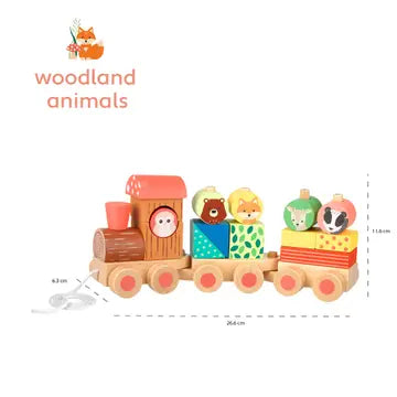 Woodland Woodend Puzzle Train