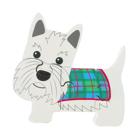 Scottie Dog Wooden Puzzle